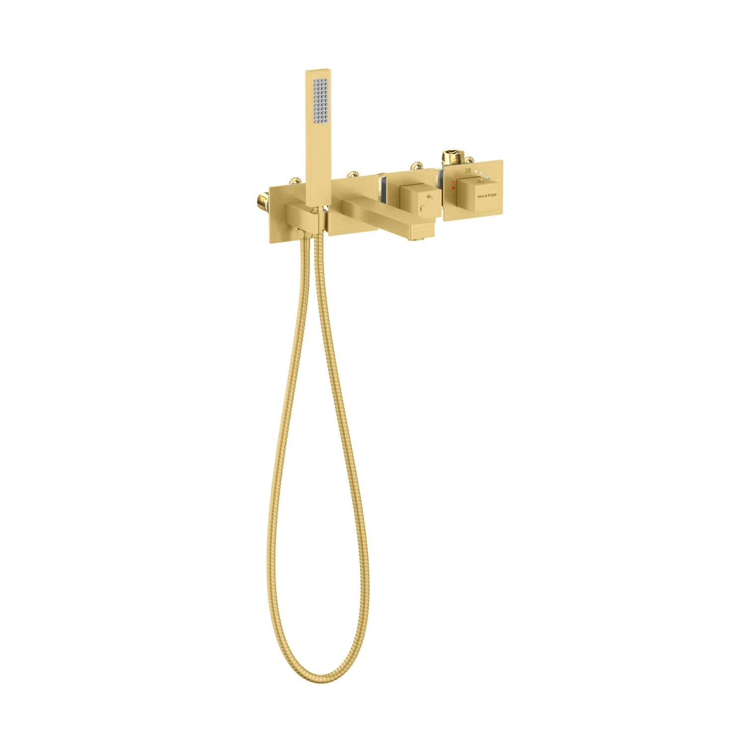Wall concealed Thermostatic Bathtub Mixer with Handheld Shower--AB023200