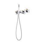 Wall concealed Thermostatic Bathtub Mixer with Handheld Shower--AB023200