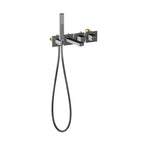 Wall concealed Thermostatic Bathtub Mixer with Handheld Shower--AB023200