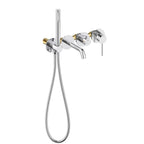 MAXTOR 2 Way Wall Concealed Bathtub Mixer With Hand Held Shower-AB023206 Chrome