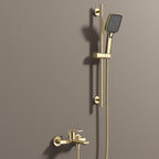 Exposed Bath & Shower Mixer Faucet Kit – Single Lever Wall Mounted Tub & Shower Set-AB023264