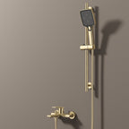 Exposed Bath & Shower Mixer Faucet Kit – Single Lever Wall Mounted Tub & Shower Set-AB023264