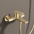 Exposed Bath & Shower Mixer Faucet Kit – Single Lever Wall Mounted Tub & Shower Set-AB023264