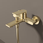 Exposed Bath & Shower Mixer Faucet Kit – Single Lever Wall Mounted Tub & Shower Set-AB023264