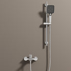 Exposed Bath & Shower Mixer Faucet Kit – Single Lever Wall Mounted Tub & Shower Set-AB023264