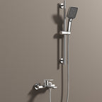 Exposed Bath & Shower Mixer Faucet Kit – Single Lever Wall Mounted Tub & Shower Set-AB023264