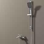 Exposed Bath & Shower Mixer Faucet Kit – Single Lever Wall Mounted Tub & Shower Set-AB023264