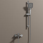 Exposed Bath & Shower Mixer Faucet Kit – Single Lever Wall Mounted Tub & Shower Set-AB023264