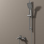 Exposed Bath & Shower Mixer Faucet Kit – Single Lever Wall Mounted Tub & Shower Set-AB023264