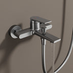 Exposed Bath & Shower Mixer Faucet Kit – Single Lever Wall Mounted Tub & Shower Set-AB023264