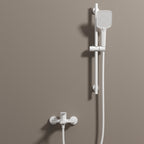 Exposed Bath & Shower Mixer Faucet Kit – Single Lever Wall Mounted Tub & Shower Set-AB023264