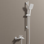 Exposed Bath & Shower Mixer Faucet Kit – Single Lever Wall Mounted Tub & Shower Set-AB023264