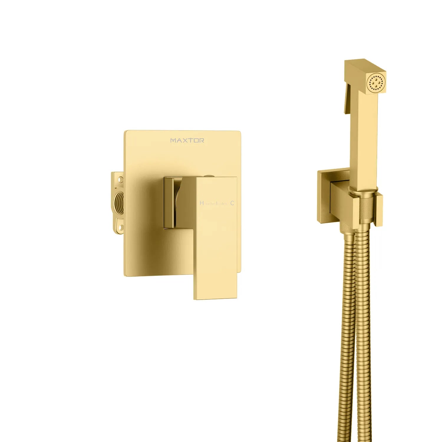 Solid Brass Toilet Spray Set with Concealed Valve – Luxury Finish Options AB040000