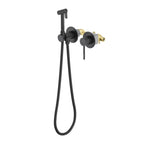 Circular wall-concealed bidet Spray AB040004 Matte Black