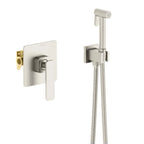 Wall Concealed Bidet Spray Set-Bidet Spray/Shattaf -HB1001 Brushed Nickel