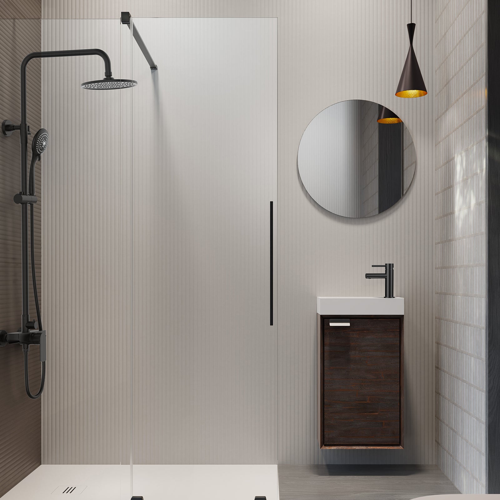 Erie Wall Mounted Bathroom Basin Faucet with Concealed Box-AB002205