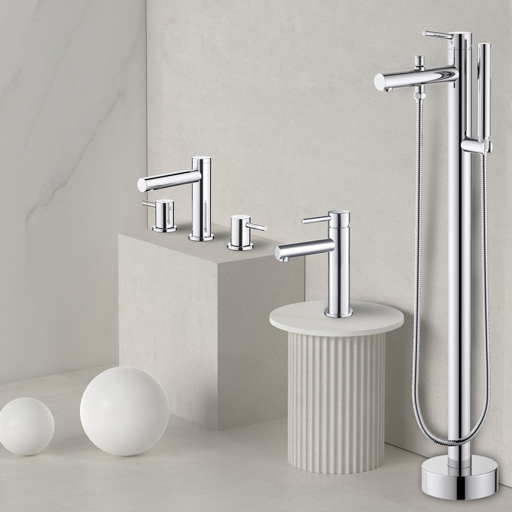 Erie Wall Mounted Bathroom Basin Faucet with Concealed Box-AB002205