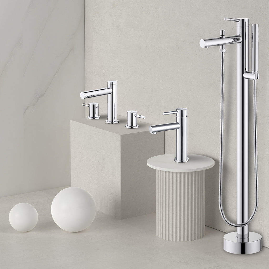 Erie Wall Mounted Bathroom Basin Faucet with Concealed Box-AB002205