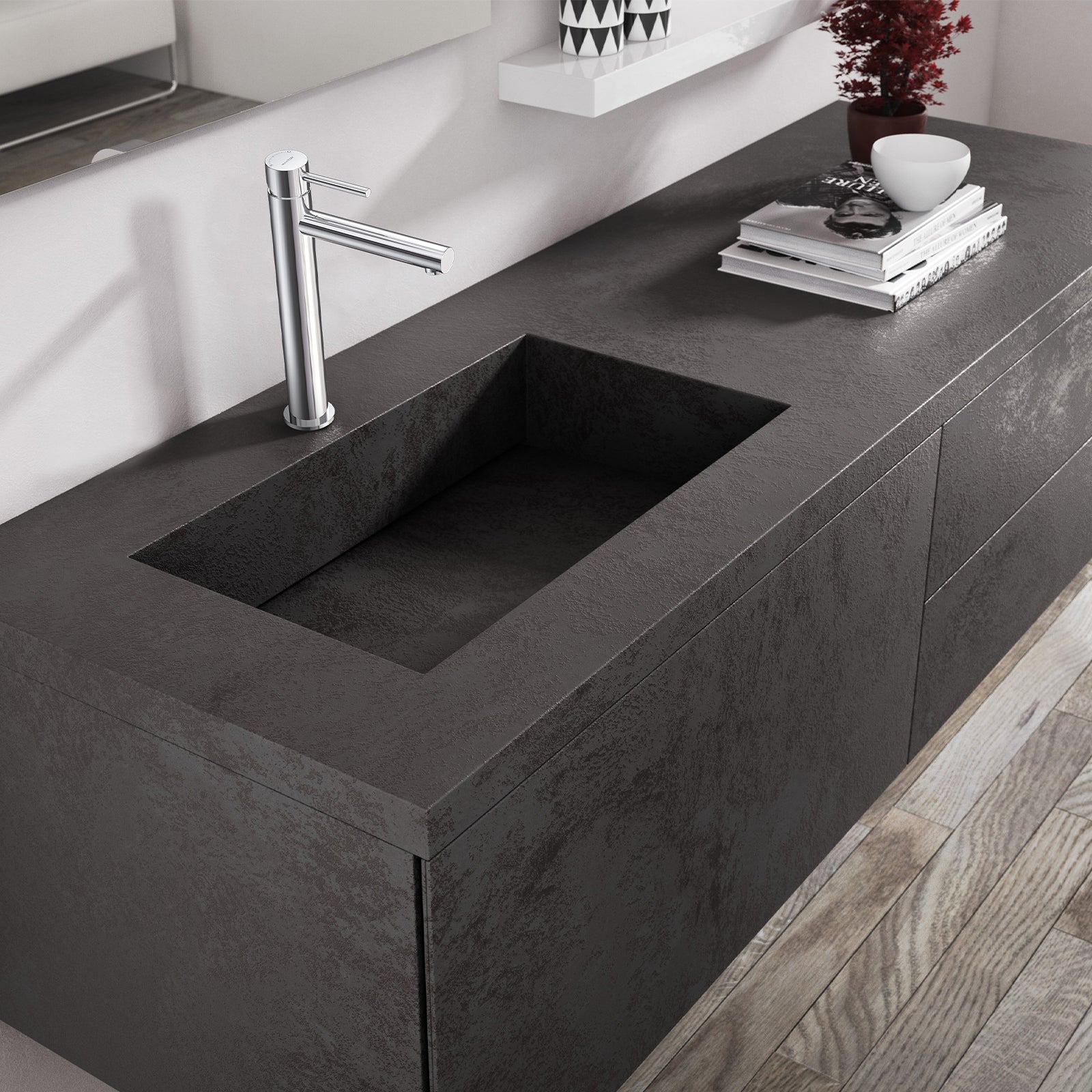 Erie Wall Mounted Bathroom Basin Faucet with Concealed Box-AB002205