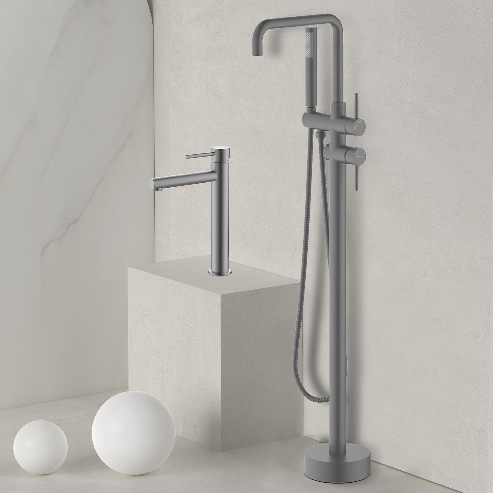Erie Wall Mounted Bathroom Basin Faucet with Concealed Box-AB002205