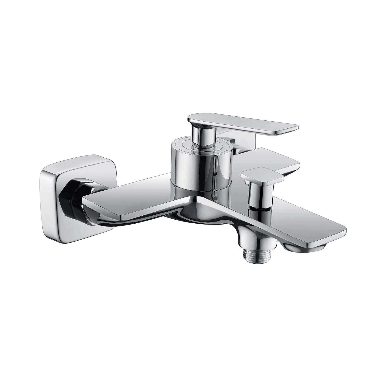 Wall Mounted Bath and Shower Mixer – Single Handle Bath Filler with Diverter – AB220011 Chrome