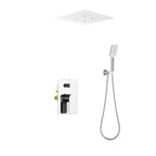Nile 2-Way Wall Concealed Shower System with Rain Shower & Hand Shower-AB302003 Chrome