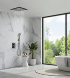 Nile 2-Way Wall Concealed Shower System with Rain Shower & Hand Shower-AB302003