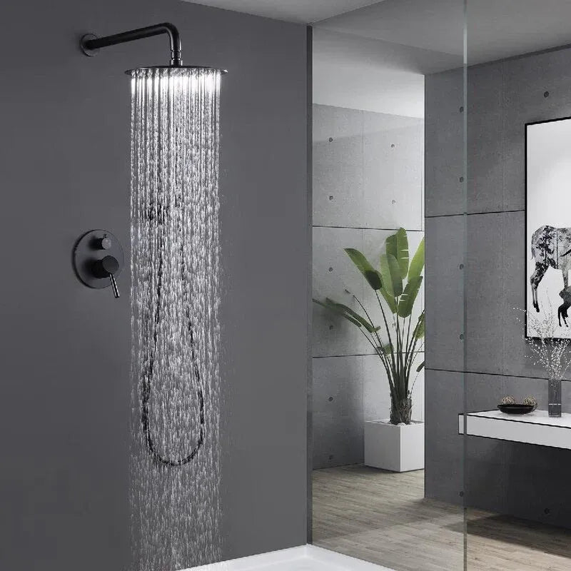 Circular 2-way Wall Concealed Shower Mixer AB502204