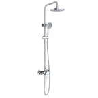 Nile 2-Way Shower Column System with Rain Shower & Hand Shower--AB023003 Chrome