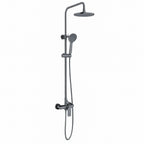 Nile 2-Way Shower Column System with Rain Shower & Hand Shower--AB023003 Brushed Gun Metal