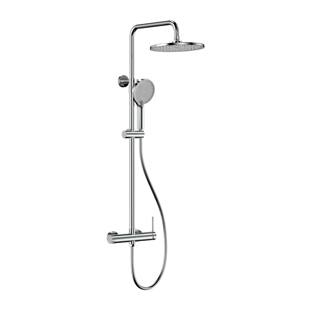 Circular Exposed 2 Way Shower Column System AB402004 Chrome