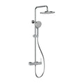 Circular Exposed 2 Way Shower Column System AB402004 Chrome