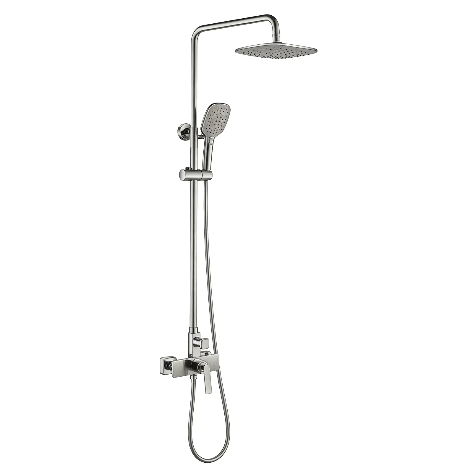 Exposed Shower Column Set – 3 Function Hand Shower – AB402011 Brushed Nickel