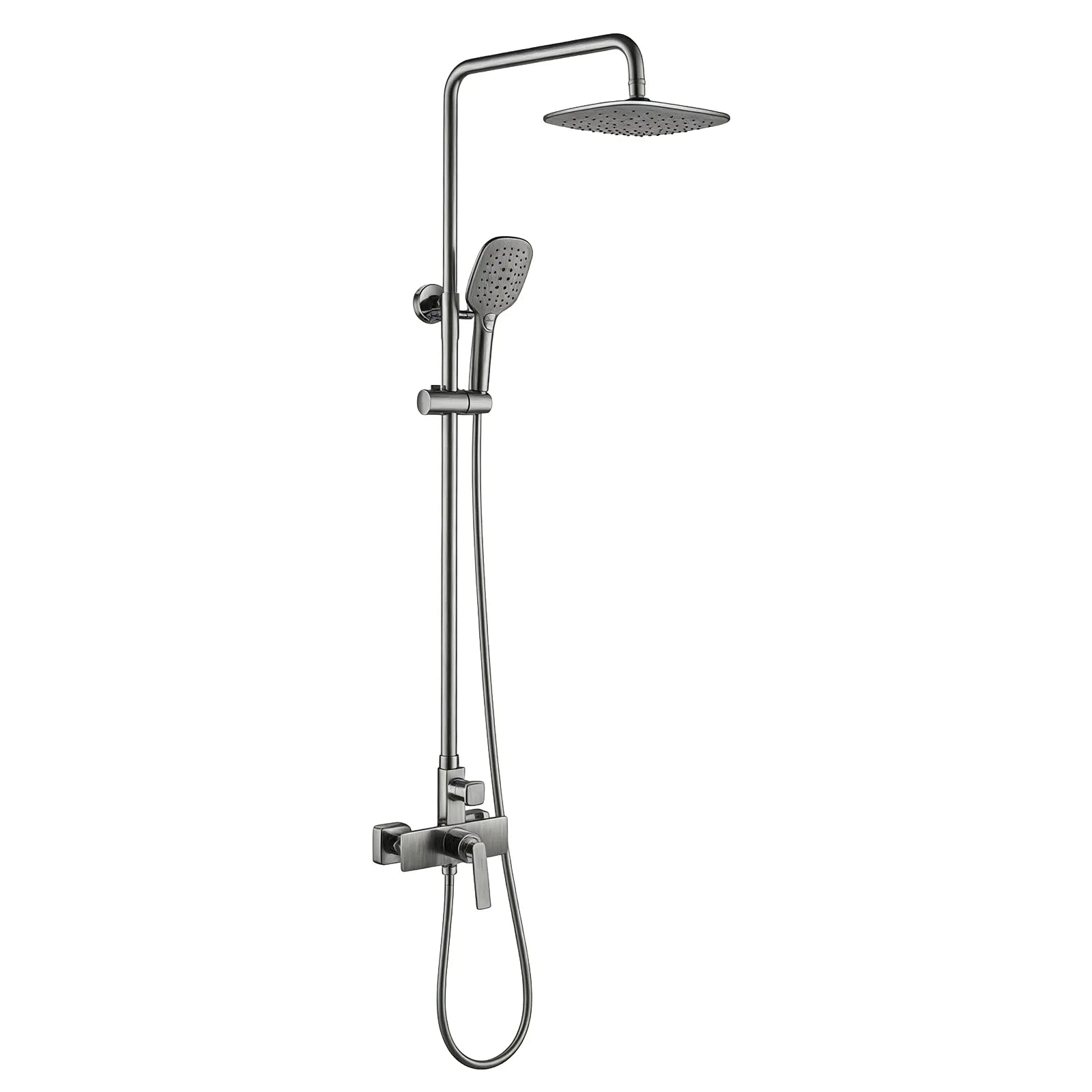 Exposed Shower Column Set – 3 Function Hand Shower – AB402011 Brushed Gun Metal
