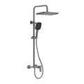 MAXTOR 2 Way Exposed Shower Column System with Overhead Rain Shower & Hand Shower--AB402065 Brushed Gun Metal