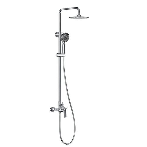 2 Way Shower Column System – Brass Rainfall Shower with Handheld Shower-AB402070 Chrome