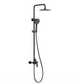 2 Way Shower Column System – Brass Rainfall Shower with Handheld Shower-AB402070 Matte Black