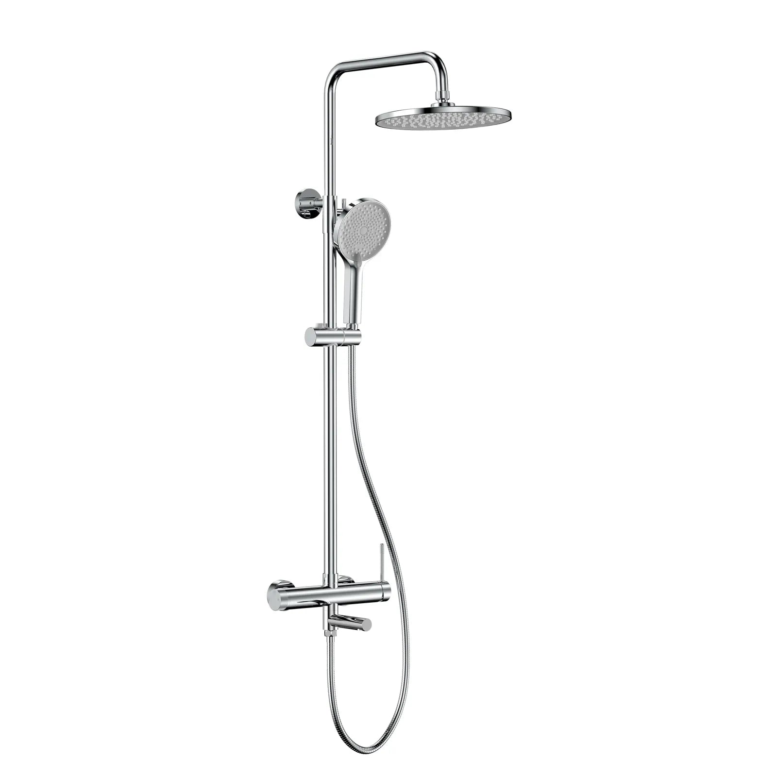 Circular 3 Way Shower Column System AB403004 Chrome