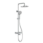3-Way Shower Column System with Overhead Rain Shower, Hand Shower & Bath Filler-AB403005 Chrome