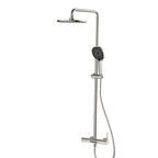 3-Way Shower Column System with Mixer, Rain Shower & Hand Shower – AB403006 Brushed Nickel