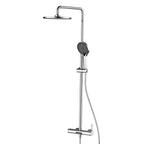 3-Way Shower Column System with Mixer, Rain Shower & Hand Shower – AB403006 Chrome