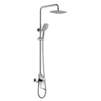 Exposed Bath Shower Column Set – With Tub Filler & 3 Function Hand Shower – AB403011 Chrome