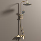 MAXTOR 3 Way Shower Column System with Overhead Shower, Hand Shower & Tub Filler-AB403064