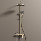 MAXTOR 3 Way Shower Column System with Overhead Shower, Hand Shower & Tub Filler-AB403064