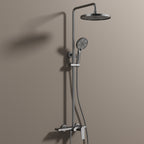 MAXTOR 3 Way Shower Column System with Overhead Shower, Hand Shower & Tub Filler-AB403064