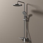 MAXTOR 3 Way Shower Column System with Overhead Shower, Hand Shower & Tub Filler-AB403064
