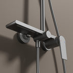 MAXTOR 3 Way Shower Column System with Overhead Shower, Hand Shower & Tub Filler-AB403064