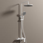 MAXTOR 3 Way Shower Column System with Overhead Shower, Hand Shower & Tub Filler-AB403064