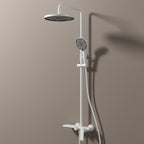 MAXTOR 3 Way Shower Column System with Overhead Shower, Hand Shower & Tub Filler-AB403064