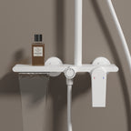 MAXTOR 3 Way Shower Column System with Overhead Shower, Hand Shower & Tub Filler-AB403064